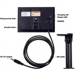 Tuya Smart WiFi waterniveaumeter met 8M zonnepaneel
