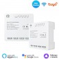 Módulo de relé de contacto seco Tuya Smart Wi-Fi y RF433 con 4 canales