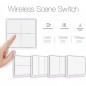 Interrupteur de scène intelligent sans fil Zigbee à piles Tuya