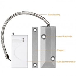 Tuya Sensore Wireless a Contatto Magnetico per Serrande da Garage