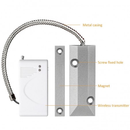 Tuya Sensore Wireless a Contatto Magnetico per Serrande da Garage