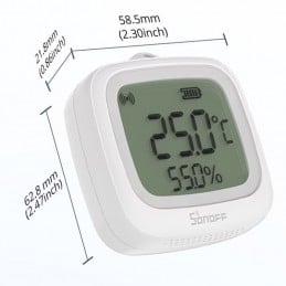 Sonoff SNZB-02WD Zigbee Temperature Humidity Sensor with LCD