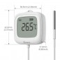Sensor de temperatura inteligente Zigbee Sonoff SNZB-02LD con sonda y pantalla Sensor de temperatura inteligente Zigbee Sonoff SNZB-02LD con sonda y pantalla