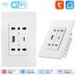 Tuya Doppia Presa da Muro Smart WiFi con Porte Usb e Type-C