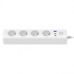 Multiprise connectée Tuya WiFi avec USB et Type-C – 4 prises secteur
