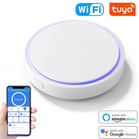 Sensore Presenza Umana Smart WiFi Tuya HE20 | Alexa Google