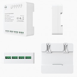 Tuya WiFi Relay Module 4 Channel Clean Contact 10A | Alexa RF433