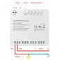 Tuya Smart Wi-Fi en RF433 droogcontactrelaismodule met 4 kanalen