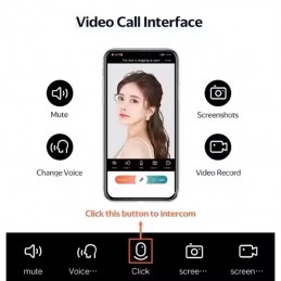 Serrure connectée Tuya WiFi, reconnaissance faciale 3D, interphone à empreintes digitales, 7 déverrouillages