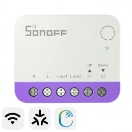 Interruptor inteligente WiFi Sonoff MINI-RBS compatible con persianas enrollables
