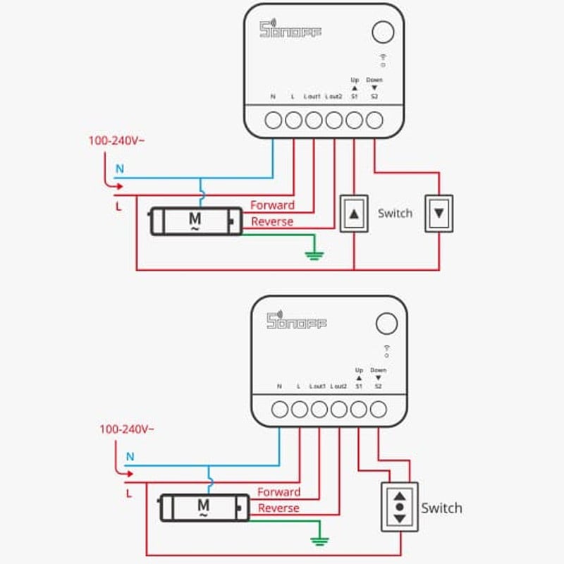 Smart Rbs Generator R Sonoff MINI-RBS Interruttore Smart WiFi Tapparelle Compatibile Matter
