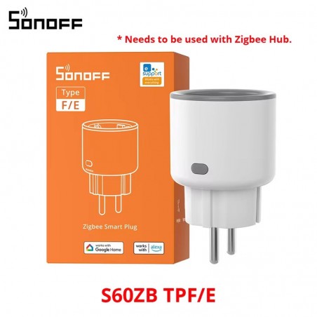 Enchufe Inteligente Zigbee Sonoff S60ZB iPlug