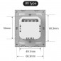 Interruptor de Pared Inteligente Zigbee Sonoff SwitchMan ZBM5-80W Blanco Interruptor de Pared Inteligente Zigbee Sonoff SwitchMan ZBM5-80W Blanco