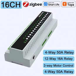 Tuya Modulo Relè Smart Zigbee da Guida DIN per Controllo Remoto