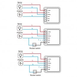 Interruptor inteligente WiFi Tuya Matter de 16 A: Alexa, Google y Apple HomeKit