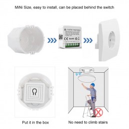 Interruttore Smart WiFi Tuya Matter 16A – Alexa, Google, Apple HomeKit