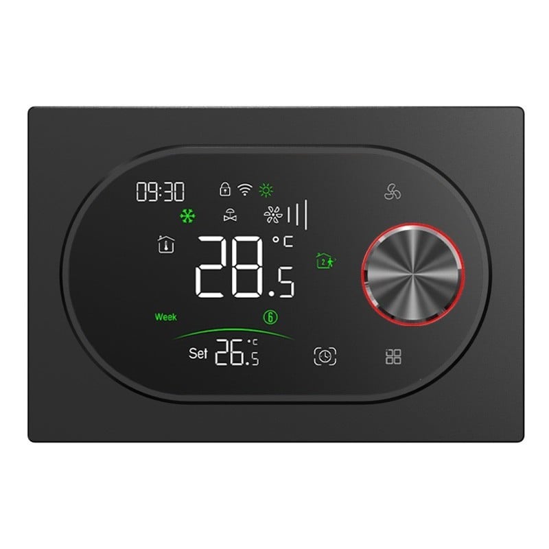 Termostato Inteligente WiFi con Sonda Beca BAC-9000MLWE-FAN – Edición Expert4House Termostato Inteligente WiFi con Sonda Beca BAC-9000MLWE-FAN – Edición Expert4House