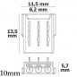 Connecteur Rapide pour Ruban LED SMD CCT 3 Broches vers Câble