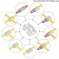 Schnellverbinder 9in1 für COB- und SMD-LED-Streifen 2-polig Einfarbig Schnellverbinder 9in1 für COB- und SMD-LED-Streifen 2-polig Einfarbig