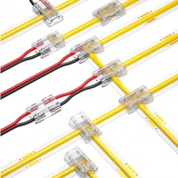 9 in 1 universele connector voor COB- en SMD-LED's, enkele kleur, 2-pins