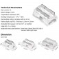 Schnellverbinder 9in1 für COB- und SMD-LED-Streifen 2-polig Einfarbig Schnellverbinder 9in1 für COB- und SMD-LED-Streifen 2-polig Einfarbig