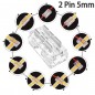 Snelle Connector 9-in-1 voor COB- en SMD-LED-strips 2-pins Enkelkleurig