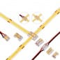 Connecteur Rapide 9en1 pour Bandes LED COB et SMD 2 broches Monochrome