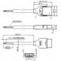 Waterdichte Connector voor RGBW SMD LED 5-Pins Strip naar Voeding Waterdichte Connector voor RGBW SMD LED 5-Pins Strip naar Voeding
