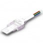 Connettore Impermeabile per LED RGB+CCT SMD a 6 pin da Striscia ad Alimentazione Connettore Impermeabile per LED RGB+CCT SMD a 6 pin da Striscia ad Alimentazione