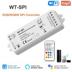 Tuya-controller voor adresseerbare RGB- en RGBW-ledstrips met IC-chip
