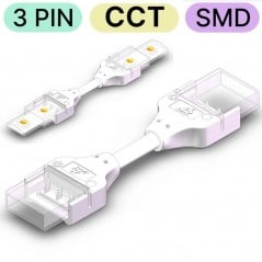 Conector Impermeable de 3 Pines LED CCT SMD – Tira a Tira