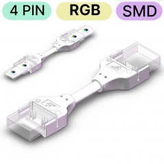 Connecteur Étanche 4 Broches LED RGB SMD – Bande à Bande