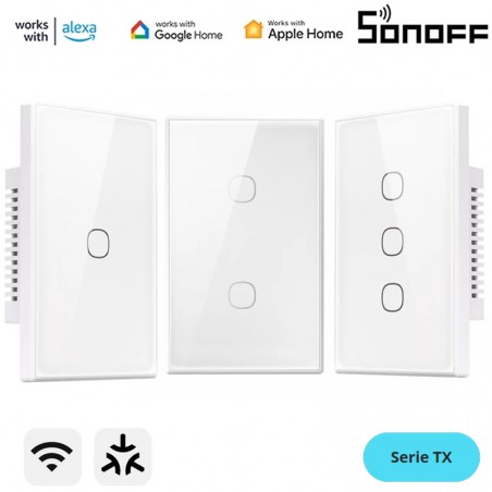 Sonoff TX Gen2 Smart Touch Wi-Fi Schakelaar met 1-3 Kanalen