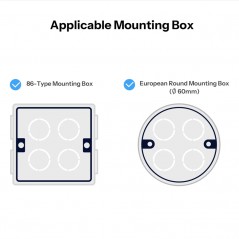 SONOFF E1GS/E1GSL Wall Switch Enclosure