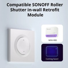 Support mural Sonoff ERBS pour interrupteur de volet roulant MINI-RBS