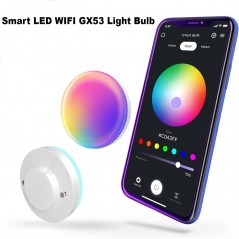 Tuya GX53 RGB+CCT Smart Wi-Fi und Bluetooth LED-Glühbirne