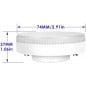 Tuya GX53 RGB+CCT Smart Wi-Fi and Bluetooth LED bulb
