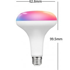 Ampoule Tuya BR30 LED RGB+CCT Smart Wi-Fi Bluetooth E27