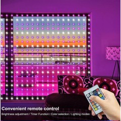 Slimme LED RGB Lichtgordijn Tuya Wi-Fi Alexa Google | Appbesturing