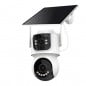 iCSee 4MP slimme IP-camera met dubbele lens en zonnepaneel