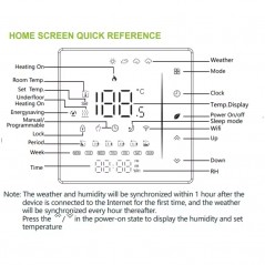 Smart WiFi-Thermostat Beca BHT-006GAW für Wasserheizung