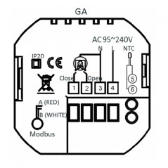 Slimme WiFi-thermostaat Beca BHT-006GAW voor Waterverwarming