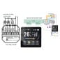 Termostato Smart WiFi Beca BAC-2005ELW per Fan Coil a 4 Tubi Controllo Valvola ON/OFF e Ventola a 3 Velocità