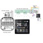 Thermostat Intelligent WiFi Beca BAC-2005ALW pour Ventilo-Convecteur à 2 Tubes Contrôle Vanne ON/OFF et Ventilateur à 3 Vitesses