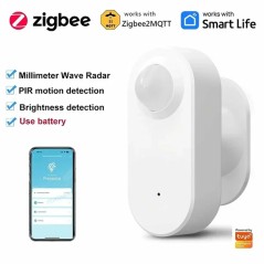 Tuya Smart Zigbee Batteriebetriebener Anwesenheits- und Helligkeitsmelder