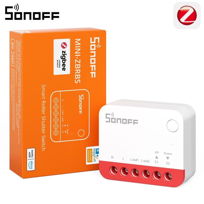 Sonoff MINI-ZBRBS Zigbee Smart Rolluikschakelaar