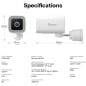 Sonoff CAM-B1P Telecamera di Sicurezza 2K HD Smart WiFi da Esterno