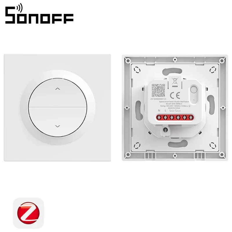 Sonoff Orb-ZBRBS Wandschakelaar voor Rolluiken met MINI-ZBRBS Smart Zigbee