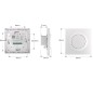 Interruptor de pared Sonoff Orb-MW1 con Mini R4 Smart Matter por WiFi