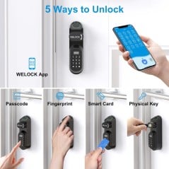 WELOCK U81: Smart Bluetooth Cylinder for Home and B&B